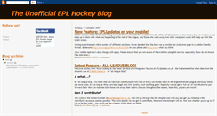 Desktop Screenshot of eplhockey.blogspot.com