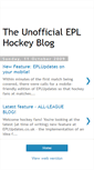 Mobile Screenshot of eplhockey.blogspot.com