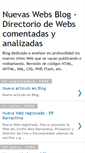 Mobile Screenshot of lasnuevaswebs.blogspot.com