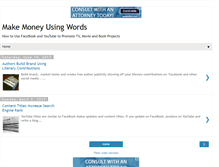 Tablet Screenshot of makemoneyusingwords.blogspot.com