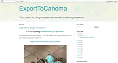 Desktop Screenshot of exporttocanoma.blogspot.com