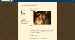 Desktop Screenshot of josephvaleriewedding.blogspot.com