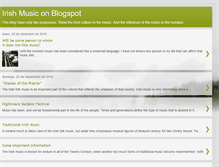 Tablet Screenshot of musicofireland.blogspot.com