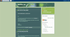 Desktop Screenshot of kanakkaushik.blogspot.com