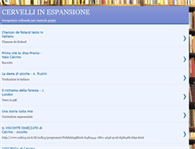 Tablet Screenshot of cervellinespansione.blogspot.com