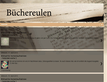 Tablet Screenshot of buechereulen.blogspot.com