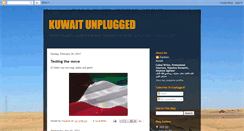 Desktop Screenshot of kuwaitunplugged.blogspot.com