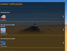 Tablet Screenshot of kuwaitunplugged.blogspot.com