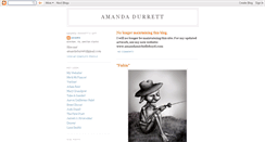 Desktop Screenshot of amandadurrett.blogspot.com