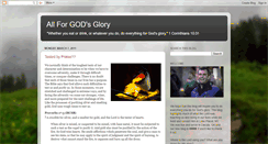 Desktop Screenshot of doeverythingforgodsglory.blogspot.com