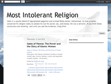 Tablet Screenshot of mostintolerantreligion.blogspot.com