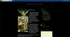 Desktop Screenshot of parasiticplants.blogspot.com