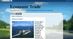 Desktop Screenshot of economctrade.blogspot.com