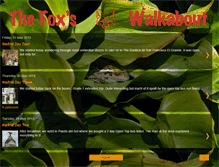 Tablet Screenshot of foxwalkabout.blogspot.com