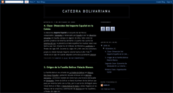 Desktop Screenshot of c-bolivariana.blogspot.com