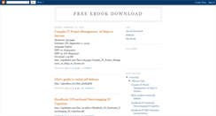 Desktop Screenshot of free-ebook-download-dulu.blogspot.com