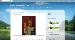 Desktop Screenshot of mommyandher2boys.blogspot.com