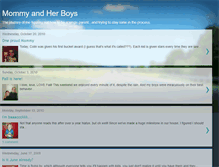 Tablet Screenshot of mommyandher2boys.blogspot.com