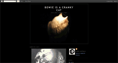 Desktop Screenshot of bowieisacrankycat.blogspot.com