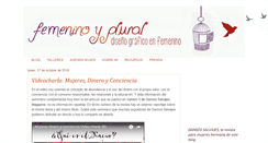 Desktop Screenshot of femeninoyplural.blogspot.com