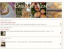 Tablet Screenshot of coastalnest.blogspot.com