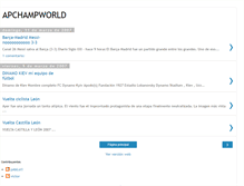 Tablet Screenshot of apchampworld.blogspot.com