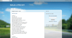 Desktop Screenshot of lyricsrave.blogspot.com