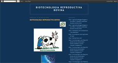 Desktop Screenshot of biotecnologiareproduccionbovina.blogspot.com