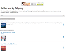 Tablet Screenshot of jabberwocky-odyssey.blogspot.com