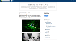 Desktop Screenshot of islandsoundlive.blogspot.com