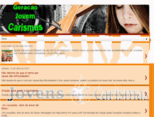 Tablet Screenshot of geracaojovemcarismas.blogspot.com
