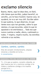 Mobile Screenshot of exclamosilencio.blogspot.com