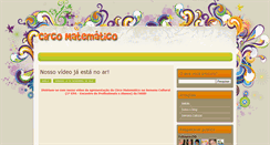 Desktop Screenshot of circo-matematico.blogspot.com