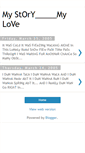 Mobile Screenshot of mystorymylove.blogspot.com
