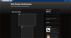Desktop Screenshot of hotasianactresses.blogspot.com