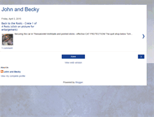 Tablet Screenshot of johnandbeckypappas.blogspot.com