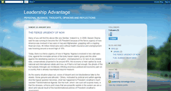 Desktop Screenshot of leadership-advantage.blogspot.com