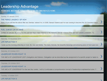 Tablet Screenshot of leadership-advantage.blogspot.com