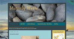 Desktop Screenshot of mainelywrite.blogspot.com