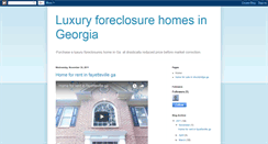 Desktop Screenshot of luxuryforeclosurehomesingeorgia.blogspot.com