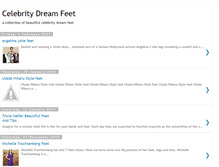 Tablet Screenshot of celebritydreamfeet.blogspot.com