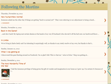 Tablet Screenshot of followingthemartins.blogspot.com