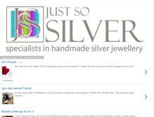 Tablet Screenshot of justsosilver.blogspot.com