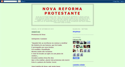 Desktop Screenshot of novareformaprotestante1.blogspot.com