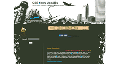 Desktop Screenshot of csenewsupdates.blogspot.com