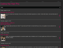 Tablet Screenshot of celinahairpro.blogspot.com