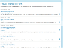 Tablet Screenshot of prayerworksbyfaith.blogspot.com