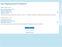 Tablet Screenshot of hiprepleacementproblems.blogspot.com