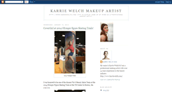 Desktop Screenshot of karriewelchmakeupartist.blogspot.com
