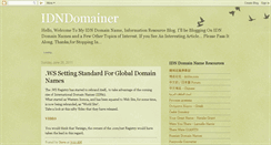 Desktop Screenshot of idndomainer.blogspot.com